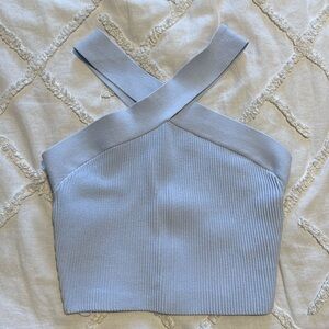 Barton Sculpt Knit Criss Cross Tank